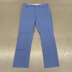 RLX Ralph Lauren Pants Mens 36x32 Blue Golf Stretch Nylon Lightweight Chino
